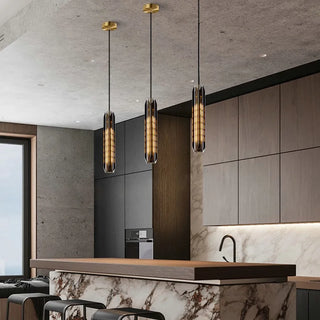 Celako™ Lucentia Pendant Light | Clear Glass Kitchen Island Lighting