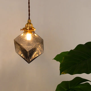 Celako™ Auremist Pendant Light | Glass Stone Kitchen Island Lighting