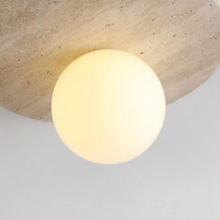 Celako™ Naverti Ceiling Light | Yellow Travertine Living Room Lighting