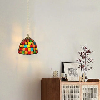 Celako™ Nacrelle Pendant Light | Resin American Vintage Bedroom Lighting