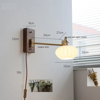 Celako™ Lustro Wall Light | Copper Bedside Lighting