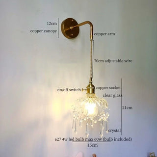 Celako™ Verrion Wall Light | Glass Living Room Lighting
