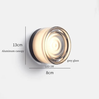 Celako™ Cirqua Wall Light | Glass Modern Minimalism Bedroom Lighting