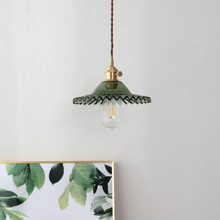 Suspension Aurealis Celako™ | Luminaire de chambre en verre