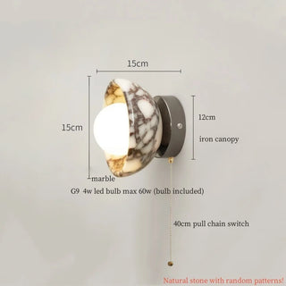 Celako™ Striava Wall Light | Marble Glass Stone Kitchen Island Lighting
