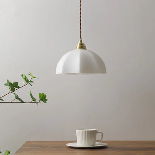 Celako™ Opaluma Pendant Light | White Glass Kitchen Island Lighting