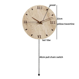 Celako™ Solora Wall Light | Yellow Travertine Living Room Lighting