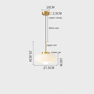 Celako™ Mellis Pendant Light | Glass Bedroom Lighting