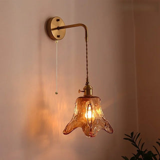 Celako™ Aurelis Wall Light | Copper Glass Living Room Lighting