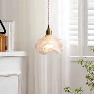 Celako™ Coralys Pendant Light | Glass Stone Bedroom Lighting