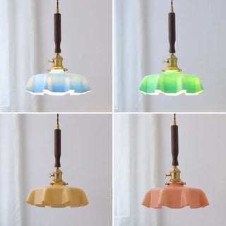 Celako™ Aquarel Pendant Light | Blue Glass Bedroom Lighting