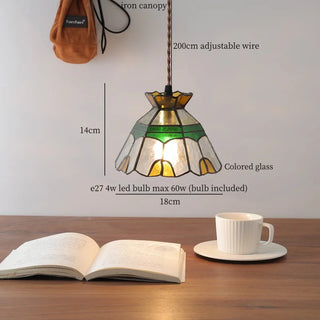 Celako™ Florique Pendant Light | Colored Glass Kitchen Island Lighting