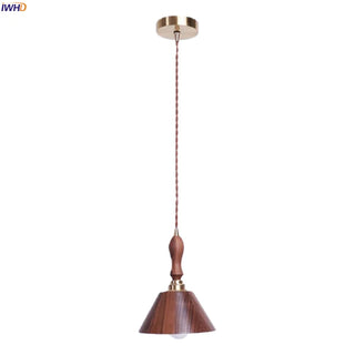 Celako™ Copperwood Pendant Light | Wood Kitchen Island Lighting