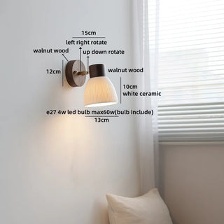 Celako™ Aurae Wall Light | Glass Bedside Lighting