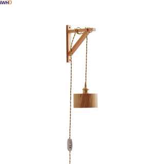Celako™ Wabiko Wall Light | Wood Bedroom Lighting