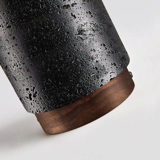 Celako™ Lapilla Ceiling Light | Black Travertine Living Room Lighting