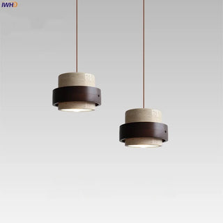 Celako™ Tufario Pendant Light | Yellow Travertine Kitchen Island Lighting