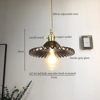 Celako™ Yugami Pendant Light | Glass Japan Style Living Room Lighting