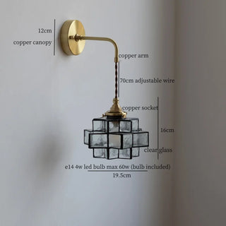 Celako™ Vetrosa Wall Light | Glass Vintage
