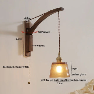 Celako™ Dualis Wall Light | Copper Bedroom Lighting