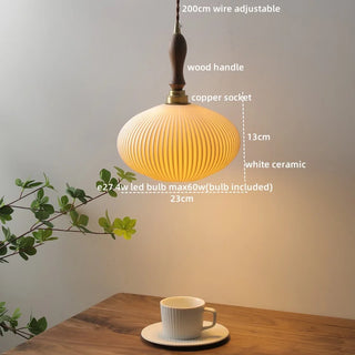 Celako™ Cerivo Pendant Light | Ceramic Dining Room Lighting