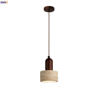 Celako™ Lumetra Pendant Light | Yellow Travertine Kitchen Island Lighting
