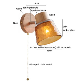 Celako™ Ambura Wall Light | Glass Entryway Lighting