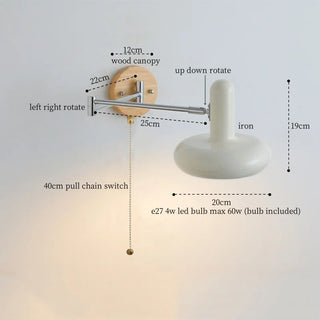 Celako™ Pivoro Wall Light | Cream Iron Art Kitchen Island Lighting