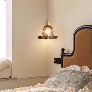 Celako™ Ambrelle Pendant Light | Glass Bedroom Lighting