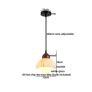 Celako™ Wamara Pendant Light | Marble Kitchen Island Lighting