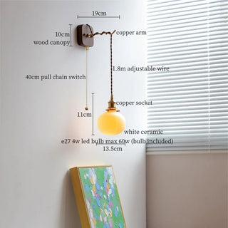 Celako™ Kaolune Wall Light | Copper Nordic Modern Bedroom Lighting