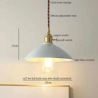 Celako™ Kaolitha Pendant Light | Ceramic Kitchen Island Lighting