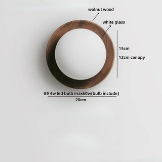 Celako™ Natura Wall Light | Ash Wood Bedside Lighting
