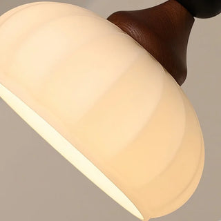 Celako™ Cucurbita Pendant Light | White Glass Kitchen Island Lighting