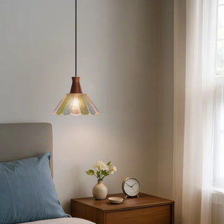 Celako™ Vitruva Pendant Light | Glass Stone Bedroom Lighting