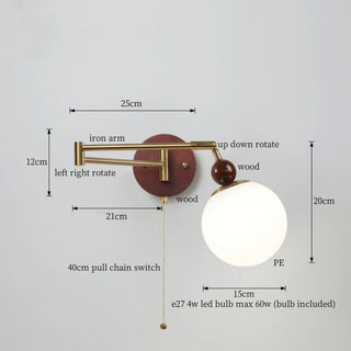 Celako™ Ferumi Wall Light | Iron Vintage Living Room Lighting