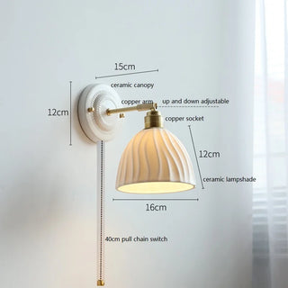 Celako™ Papilio Wall Light | Ceramic Entryway Lighting