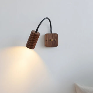 Celako™ Walnara Wall Light | Walnut Wood Bedroom Lighting