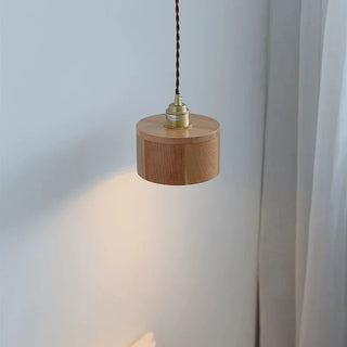Celako™ Patinara Pendant Light | Wood Wabi Sabi Modern Bedroom Lighting