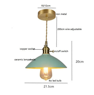 Celako™ Arcila Pendant Light | Ceramic Dining Room Lighting