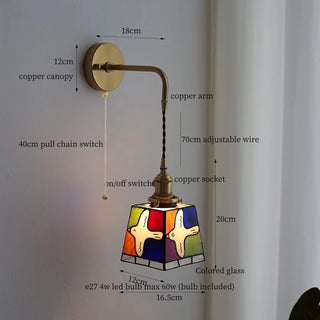 Celako™ Vetrosa Wall Light | Glass Vintage