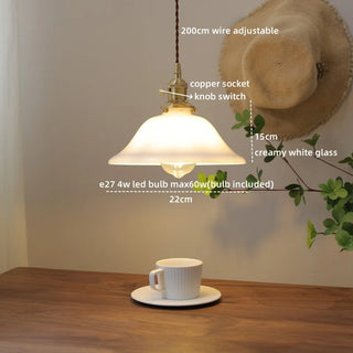 Celako™ Heliora Pendant Light | Glass Bedroom Lighting