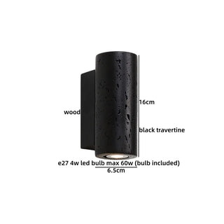 Celako™ Nerava Wall Light | Black Travertine Kitchen Island Lighting
