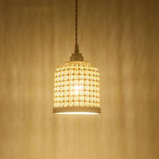 Celako™ Alveola Pendant Light | White Hollow Ceramic Living Room Lighting