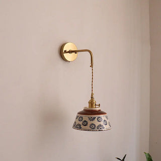 Celako™ Maiolica Wall Light | Glazed Ceramic Kitchen Island Lighting