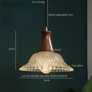 Celako™ Opalium Pendant Light | Frosted Glass Bedroom Lighting