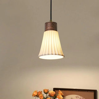 Celako™ Argilion Pendant Light | Wood Bedroom Lighting