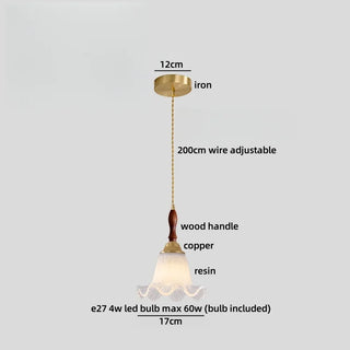 Celako™ Shiroco Pendant Light | Ceramic Bedroom Lighting