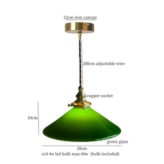 Celako™ Auricone Pendant Light | Glass Vintage Bedroom Lighting