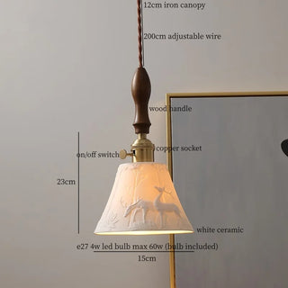 Celako™ Kaolitha Pendant Light | Ceramic Kitchen Island Lighting